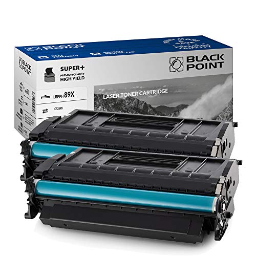 BLACK POINT XL Toner 2 St. Kompatibel zu CF289X mit Chip - Schwarz - für HP: Laserjet Enterprise M507dn, Laserjet Enterprise M507x, Laserjet Enterprise MFP M528dn, Laserjet Enterprise MFP M528f von BLACK POINT