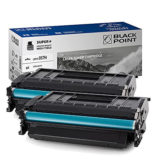 Black Point Toner 2 St. Kompatibel zu Canon CRG-057H mit Chip - Schwarz - für Canon: i-SENSYS MF443dw, i-SENSYS MF445dw, i-SENSYS MF446x, i-SENSYS MF449x, i-SENSYS LBP223dw, i-SENSYS LBP226dw, LBP228x von BLACK POINT