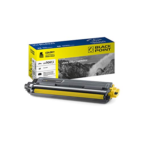 BLACK POINT Toner Kompatibel zu TN-246Y - Yellow - für Brother: HL: 3142CW, 3142, 3142CDW, 3152CDW, 3152, 3172CDW, 3172; MFC: 9342CDW, 9342, 9142, 9332, 9332CW, 9332CDW, 9142CDN; DCP: 9022, 9022CDW von BLACK POINT