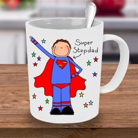 Becher Für Stepdad, Super Step Dad, Vatertagsbecher, Geschenk Ihn, Hero Superheldentasse, Vatertag, Held, Unikat Tasse, Custom Mug, Stepdad Becher Für Stepdad, Super Step Dad, Vatertagsbecher, Geschenk Ihn, Hero Superheldentasse, Vatertag, Held, Unikat Tasse, Custom Mug, Stepdad von Blackshoegifts