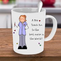 Krankenschwester Tasse, Beste Geschenk, Danke Meine Krankenschwester, in Der Welt Becher, Geschenk Für Besondere von Blackshoegifts
