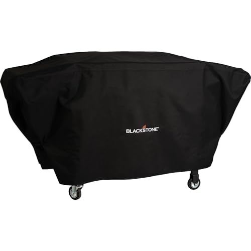 Wasserabweisend, wetterfest, strapazierfähig, 600D Polyester, Flache Oberseite, Gasgrillabdeckung, Schwarz von Blackstone