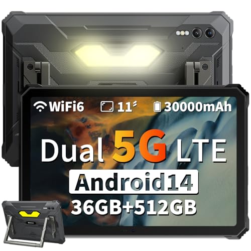 Blackview Active 10 Pro Outdoor Tablet 30000mAh Akku 36GB RAM + 512GB ROM 11 Zoll FHD+ Rugged Tablet 108MP+50MP Kamera Dimensity 7300 Android 14 Tablet 5G LTE/WiFi 6/GPS/Outdoor Tablet mit Nachtsicht Blackview Active 10 Pro Outdoor Tablet 30000mAh Akku 36GB RAM + 512GB ROM 11 Zoll FHD+ Rugged Tablet 108MP+50MP Kamera Dimensity 7300 Android 14 Tablet 5G LTE/WiFi 6/GPS/Outdoor Tablet mit Nachtsicht von Blackview