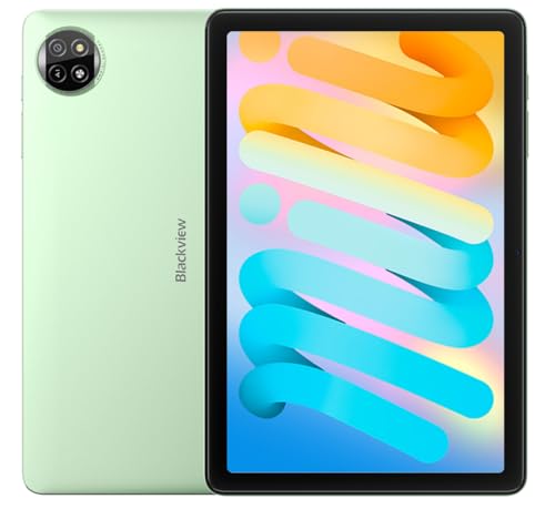 Blackview Tab 20 WiFi Tablet Android 15, 12GB+64GB (2TB Externe), Gemini KI-Assistent, 10.1'' HD+ Display, 6000mAh Akku, 5MP+8MP, Bluetooth 5G WiFi, Dual Box Lautsprecher, Gesichtsentsperrung, Grün von Blackview