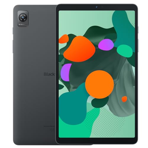 Blackview Tab 60 - Dünnes, Leichtes Tablet mit Touchscreen - 8,68“ Display - 4 GB RAM + 128 GB ROM - Unisoc T606-5 MP + 8 MP Kameras - 6050 mAh Akku - Grau von Blackview