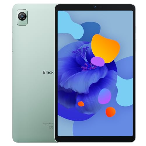 Blackview Tab 60 - Dünnes, Leichtes Tablet mit Touchscreen - 8,68“ Display - 4 GB RAM + 128 GB ROM - Unisoc T606-5 MP + 8 MP Kameras - 6050 mAh Akku - Grün von Blackview