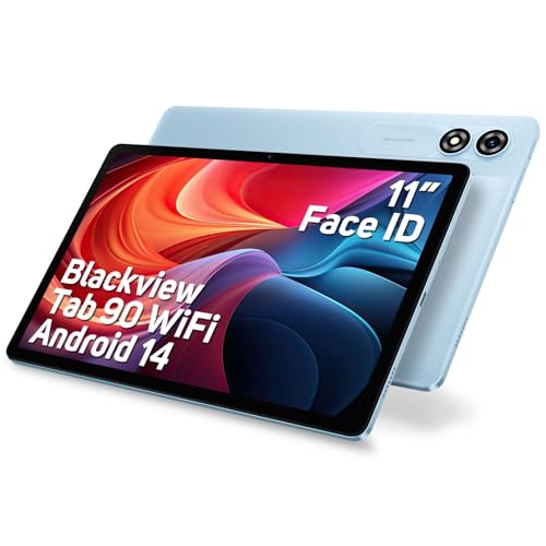 Blackview Tab90 WiFi Android 14 Tablet 11 Zoll,12GB RAM 128GB Speicherplatz(2TB TF),Großes Display Widevide L1,Octa-core T606, 8200mAh Akku,5G WiFi,Dual Kamera 13MP+8MP,GMS,BT 5.0 von Blackview