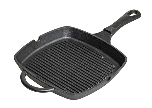 Blackwell Grillpfanne Gusseisen - 23 x 23 cm - Ohne Antihaftbeschichtung von Blackwell