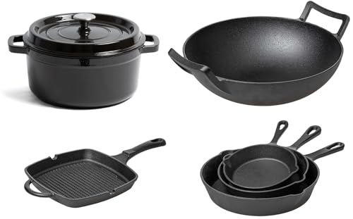 Blackwell Pfannenset Gusseisen - Ohne Antihaftbeschichtung - 6-teilig Blackwell Pfannenset Gusseisen - Ohne Antihaftbeschichtung - 6-teilig von Blackwell