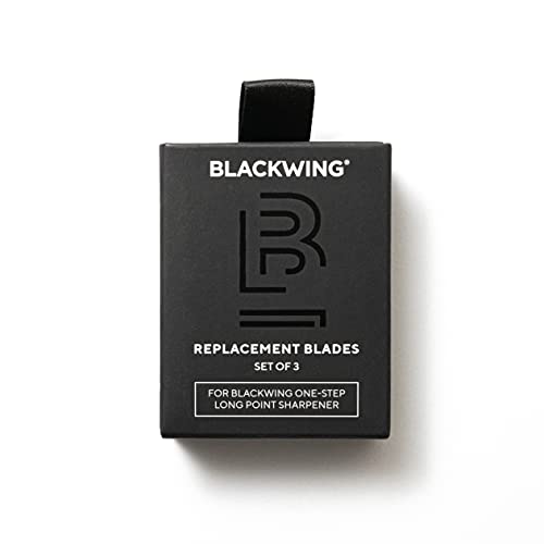 Blackwing One-Step Schärfer Ersatzklingen 3er Set Deutscher Stahl Klingen für Blackwing Ein-Schritt-Schärfer von Blackwing
