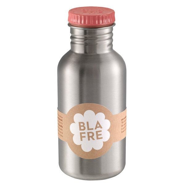 Blafre Edelstahl-Trinkflasche mit Verschluss – 500 ml – Pink von Blafre