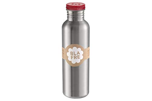 Blafre - Flasche aus recyceltem Edelstahl, 750 ml, rot – klassisches Design und eine super Möglichkeit, Kunststoffe zu vermeiden. von Blafre