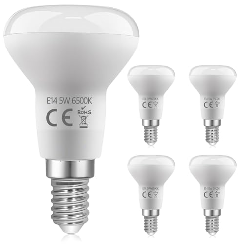 Blakapoo R50 E14 Reflektor Glühbirne, SES 5W E14 Strahler LED 40W Äquivalent, 500LM, Warmweiß 2700K, 120°Abstrahlwinkel, nicht dimmbar, 5 Stück von Blakapoo