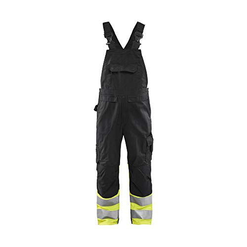 Blaklader 266218009933C58 High Vis Latzhose, Schwarz/Gelb, Größe C58 von Blaklader