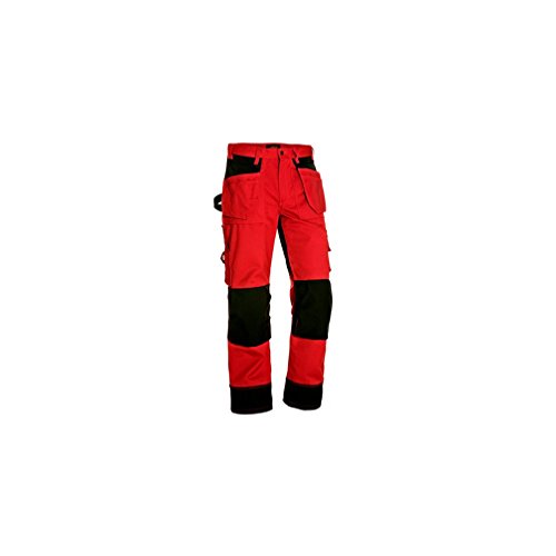 Blåkläder 15031860 Multifunktionshose, Rot / Schwarz, C146 von BLÅKLÄDER