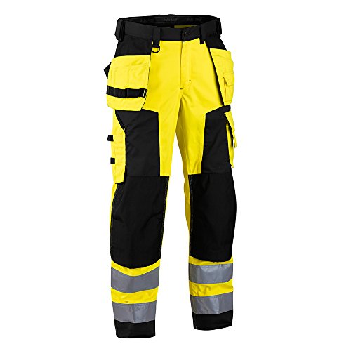 Blåkläder Workwear Winter SoftshellBundhose Highvis 1567, 27, gelb / schwarz, 1 Stück, 67-15672517-3399-D27 von BLÅKLÄDER