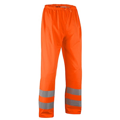 Blaklader 13842000 Regenhose High Vis, Hallo Vis Orange, Größe XXXL von BLÅKLÄDER