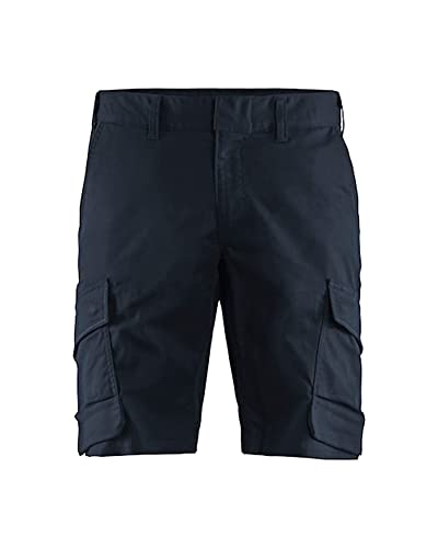 Blaklader 144618328699C56 Industrie Stretch Shorts, Dunkelmarine/Schwarz, Größe C56 von BLÅKLÄDER