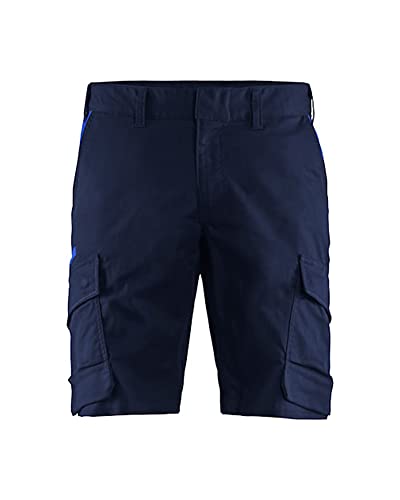 Blaklader 144618328985C48 Industrie Stretch Shorts, Marineblau/Kornblume, Größe C48 von BLÅKLÄDER