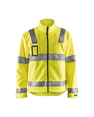 Blaklader 48382517 HOCHVISKOSE WEICHSCHALIGE JACKE, Gelb, grootte 4XL von BLÅKLÄDER