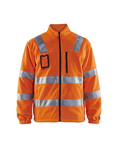 Blaklader 48532560 FLEECE-JACKE HOCH VIS, Orange, grootte M von BLÅKLÄDER