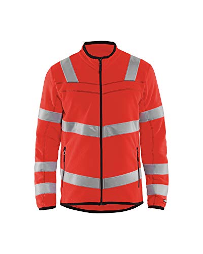 Blaklader 49411010 JACKE AUS HOCHVISKOSEM MIKROFLEECE, Rotes Hochvisier, grootte XXXL von BLÅKLÄDER