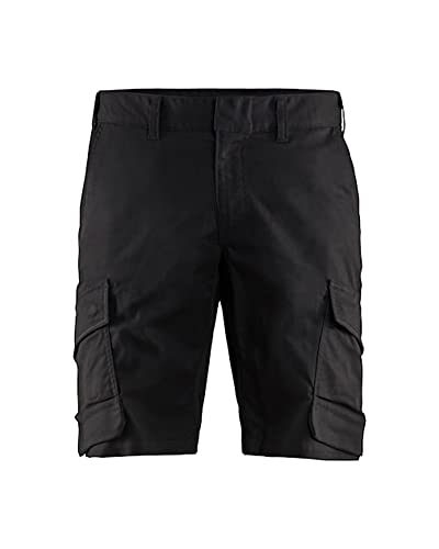 Blaklader 144618329900C62 Industrie Stretch Shorts, Schwarz, Größe C62 von BLÅKLÄDER