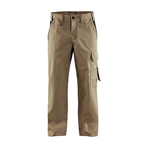 Blakläder Bundhose Industrie, 1 Stück, C60, khaki / schwarz, 140418002499C60 von BLÅKLÄDER