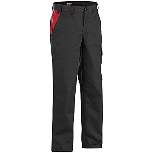 Blakläder Bundhose "Industrie", 1 Stück, Größe C152, schwarz / rot, 140418009956C152 von BLÅKLÄDER