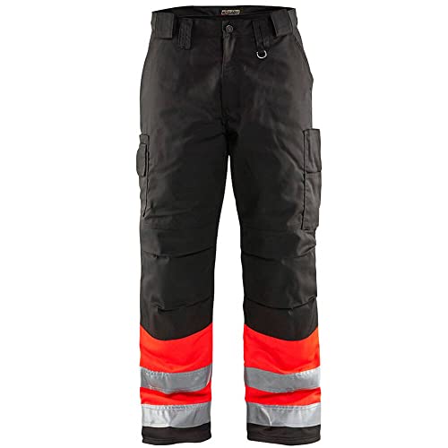 Blakläder Winter-Bundhose "High Vis" Klasse 1 Größe, 1 Stück, C50, rot/schwarz, 186218115599C50 von BLÅKLÄDER