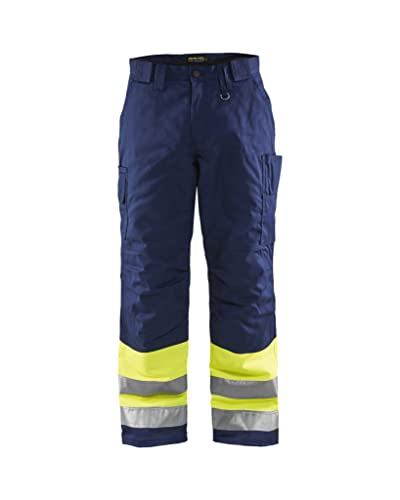 Blakläder Winter-Bundhose "High Vis" Klasse 1 Größe, 1 Stück, D112, gelb/marineblau, 186218113389D112 von BLÅKLÄDER