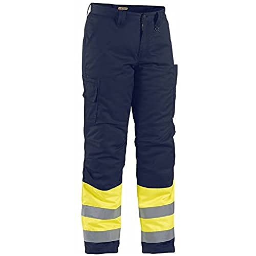 Blakläder Winter-Bundhose "High Vis" Klasse 1 Größe, 1 Stück, D128, gelb/marineblau, 186218113389D128 von BLÅKLÄDER