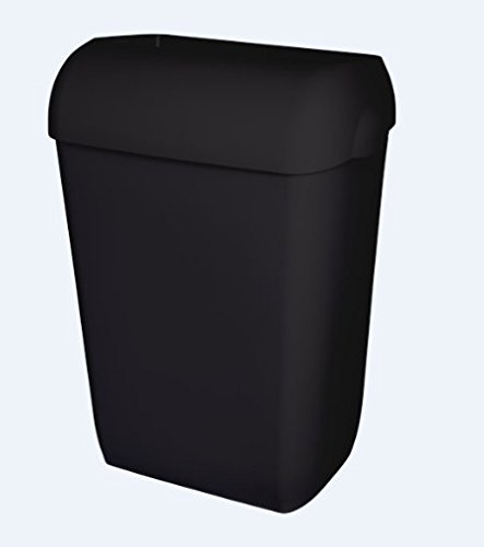Blanc HYGIENIC Abfallbehälter Premium BIN – Mülleimer mit abnehmbarem Deckel, Abfalleimer 45 Liter, aus ABS für Küche und Büro, Schwarz von Blanc HYGIENIC