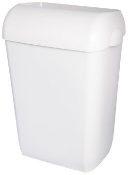 Blanc HYGIENIC Abfallbehälter Premium BIN – Mülleimer mit abnehmbarem Deckel, Abfalleimer ca. 45 Liter, aus ABS für Küche und Büro, Weiß von Blanc HYGIENIC