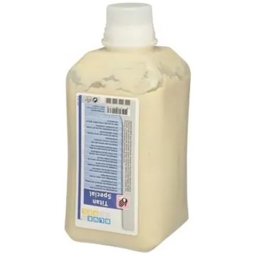 Blanc HYGIENIC Grobreiniger Titan Spezial, 6X 2 Liter Vakuumflaschen – Handreinigungspaste, silikonfrei, lösungsmittelfrei, Handwaschpaste gegen sehr hartnäckige Verschmutzungen von Blanc HYGIENIC