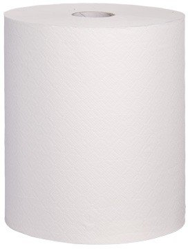 Blanc HYGIENIC Handtuchrolle – Set mit 6x Handtuchpapier-Rollen à 140 m, 2-lagig, 5 cm Ø Kern, Papierhandtücher-Rolle für Handtuchspender, 100% Zellstoff, Weiß von Blanc HYGIENIC
