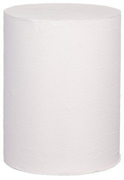 Blanc HYGIENIC Handtuchrolle – Set mit 6x Handtuchpapier-Rollen à 300 m, 1-lagig, für Innenabwicklung, Papierhandtücher-Rolle für Handtuchspender, 100% Zellstoff, Weiß von Blanc HYGIENIC