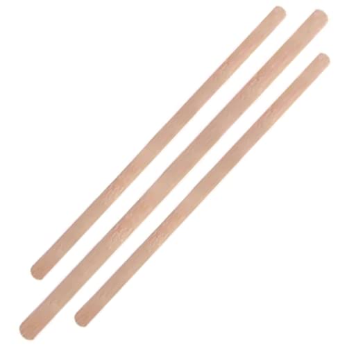 Blanc HYGIENIC Holz-Rührstäbchen – 10.000x biologisch abbaubare Kaffee-Rührstäbe aus Holz, stabiler Holzstick, geschmacksneutral und splitterfrei, 19 cm lang von Blanc HYGIENIC