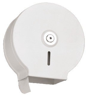Blanc HYGIENIC Jumbo Toilettenpapier-Spender Chapa Mini – Toilettenpapierhalter für Wandmontage, Klopapierhalter für Rollen bis zu Ø max. 195 mm, Weiß von Blanc HYGIENIC
