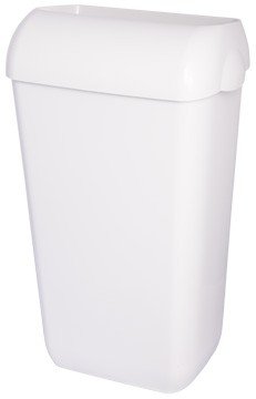 Blanc HYGIENIC Abfallbehälter Premium BIN – Mülleimer mit abnehmbarem Deckel, Abfalleimer 25 Liter, aus ABS für Küche und Büro, Weiß von Blanc HYGIENIC