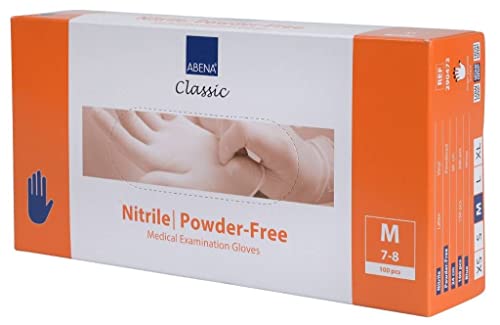 Blanc HYGIENIC Nitril-Handschuhe – Medizinische, zertifizierte und puderfreie Einmalhandschuhe 1000 Stk, Größe M, unsterile Einweghandschuhe mit Rollrand, Blau von Blanc HYGIENIC