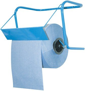 Blanc HYGIENIC Putzrollenhalter FIX – Halter für Wandmontage, für Putzrollen bis 40 cm Breite, Papierrollenhalter für Werkstatt, Handwerksbetrieb u. v. m., Blau Blanc HYGIENIC Putzrollenhalter FIX – Halter für Wandmontage, für Putzrollen bis 40 cm Breite, Papierrollenhalter für Werkstatt, Handwerksbetrieb u. v. m., Blau von Blanc HYGIENIC