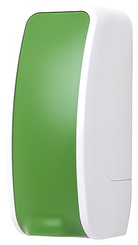 Blanc HYGIENIC Schaumseifen-Spender – Seifenspender manuell für Wandmontage, ergiebiger Seifenspender für 1 Liter Kartuschen Farbe Grün/Weiß von Blanc HYGIENIC