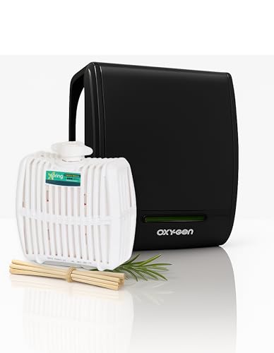 Blanc HYGIENIC Set: Duftspender mit 100% reinem Duftöl – gleichbleibender Raumduft bis 90T, Duft: Spring von Blanc HYGIENIC