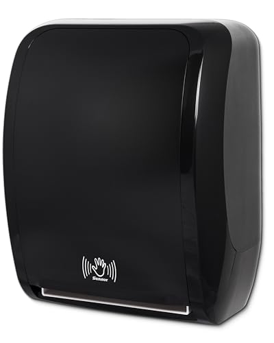 Blanc HYGIENIC Handtuchpapierspender Cosmos mit Sensor oder automatischer Papiernachfuhr – Handtuchrollenspender zur Wandmontage, Schwarz Blanc HYGIENIC Handtuchpapierspender Cosmos mit Sensor oder automatischer Papiernachfuhr – Handtuchrollenspender zur Wandmontage, Schwarz von Blanc HYGIENIC