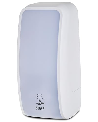 Blanc HYGIENIC Schaumseifen-Spender Cosmos – Seifenspender mit Sensor für Wandmontage, ergiebiger Seifenspender für 1 Liter Kartuschen, Weiß Blanc HYGIENIC Schaumseifen-Spender Cosmos – Seifenspender mit Sensor für Wandmontage, ergiebiger Seifenspender für 1 Liter Kartuschen, Weiß von Blanc HYGIENIC