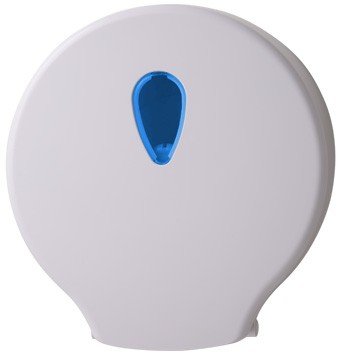 Blanc HYGIENIC Jumbo Toilettenpapier-Spender Infinity Midi – Toilettenpapierhalter für Wandmontage, Klopapierhalter für Rollen bis zu Ø max. 260 mm, Weiß von Blanc HYGIENIC