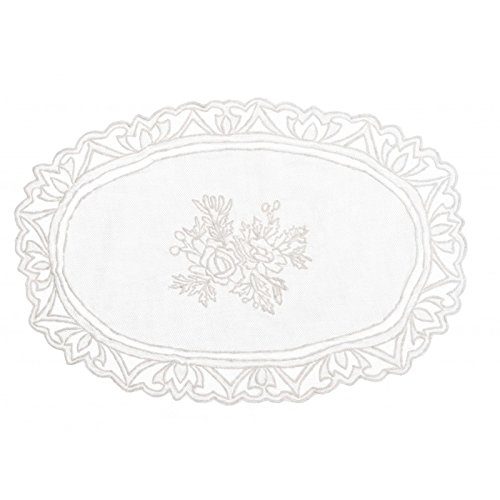 Blanc Mariclo Tischset, oval, 37 x 50 cm von Blanc Mariclo