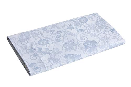 Blanc des Vosges Hesperide Porzellan Bettlaken 180 x 290 cm – Jacquard 100% Baumwolle von Blanc des Vosges