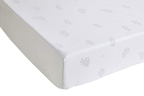 Blanc des Vosges Hesperide Spannbettlaken, 90 x 190 cm, Jacquard, 100 % Baumwolle von Blanc des Vosges